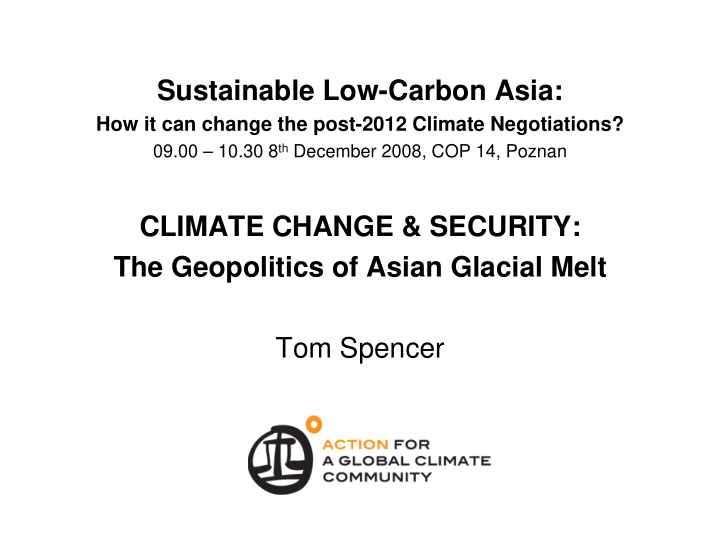sustainable low carbon asia
