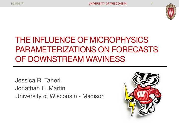 the influence of microphysics