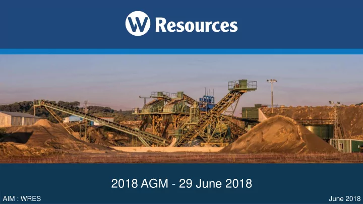 2018 agm 29 june 2018