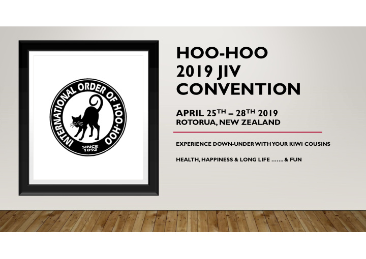 hoo hoo 2019 jiv convention