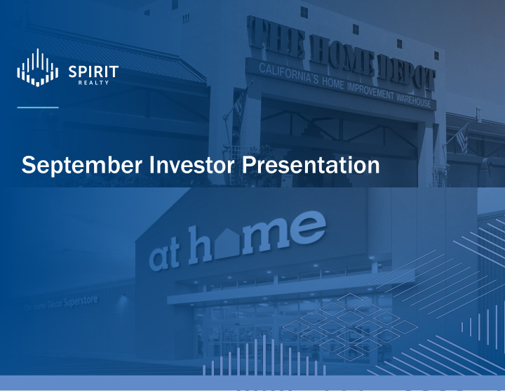 september investor presentation q3 quarter to date 2020