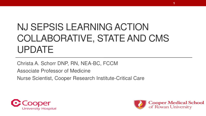 nj sepsis learning action collaborative state and cms