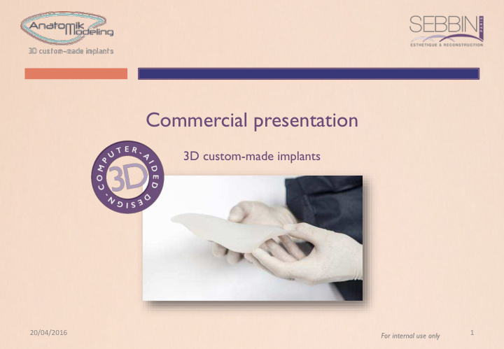 commercial presentation