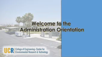 Katie Dell BCOE S YSTEMS  John Cleary F ACILITIES AND S AFETY  Todd Ambriz CE-CERT F ACILITIES