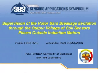 Supervision of the Rotor Bars Breakage Evolution  through the Output Voltage of Coil Sensors