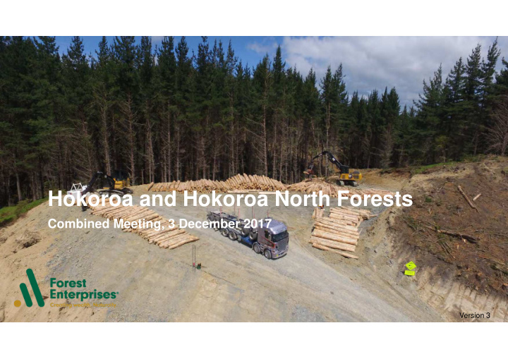 hokoroa and hokoroa north forests