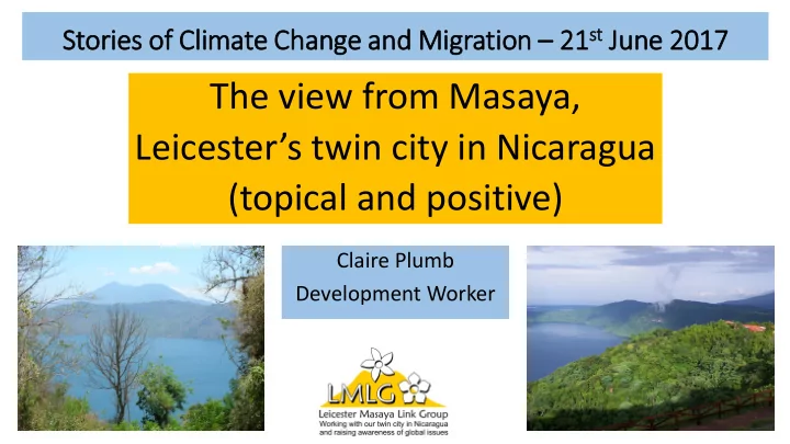 the view from masaya