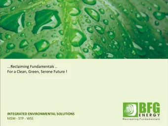 ...Reclaiming Fundamentals ..  For a Clean, Green, Serene Future !  INTEGRATED ENVIRONMENTAL