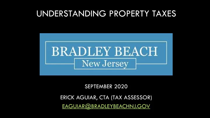 understanding property taxes