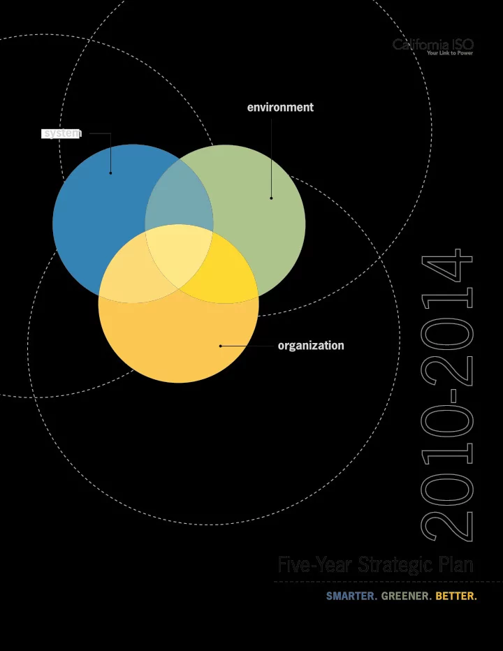 five year strategic plan