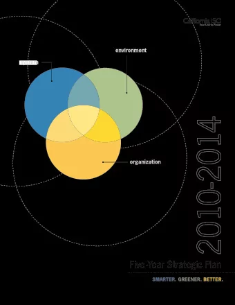 Five-Year Strategic Plan  SMARTER. GREENER. BETTER.          Our Mission