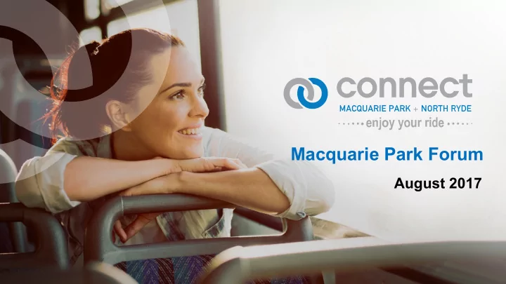 macquarie park forum