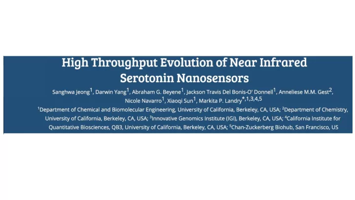 synthetic molecular recognition