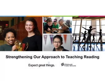 Strengthening Our Approach to Teaching Reading MTSS Advisory Committee ( February and March )