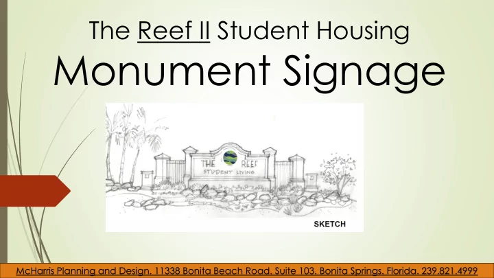monument signage