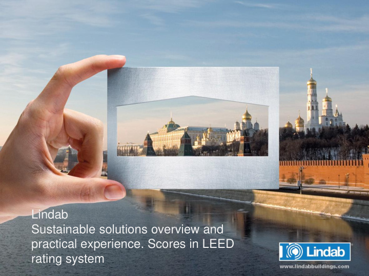 lindab sustainable solutions overview and practical