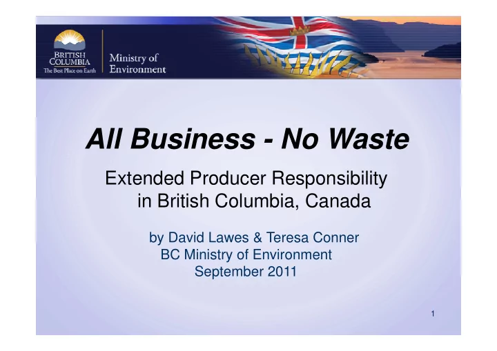 all business no waste