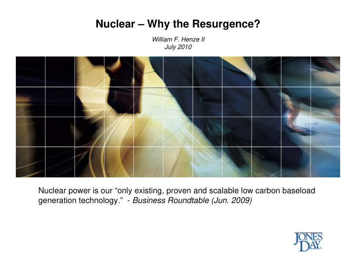 nuclear why the resurgence