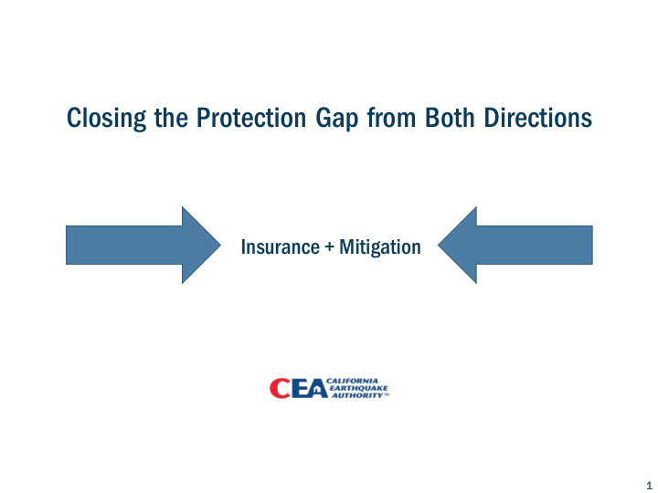 closing the protection gap from both directions