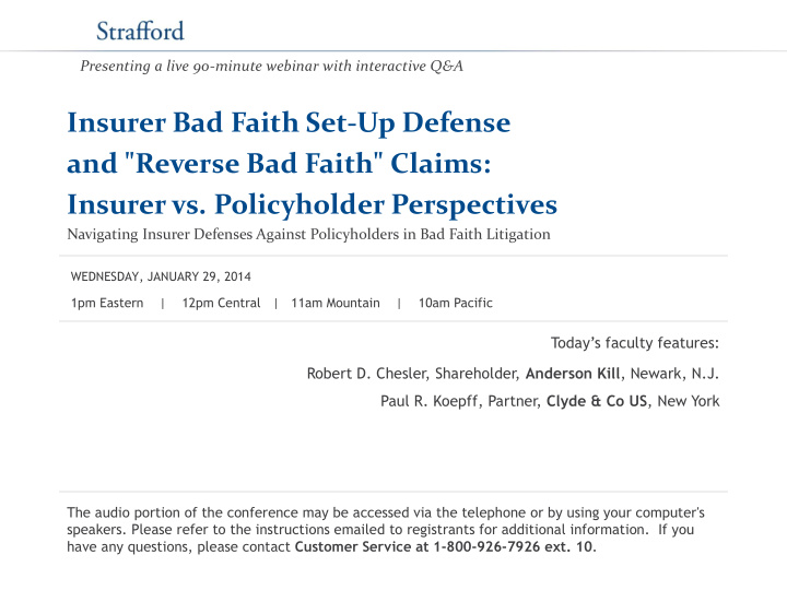 insurer bad faith set up defense and reverse bad faith