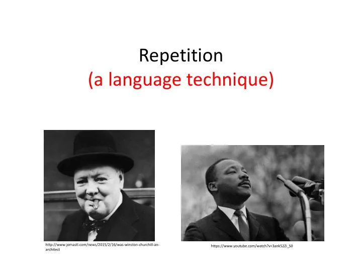 a language technique