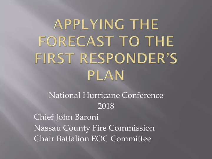 chief john baroni