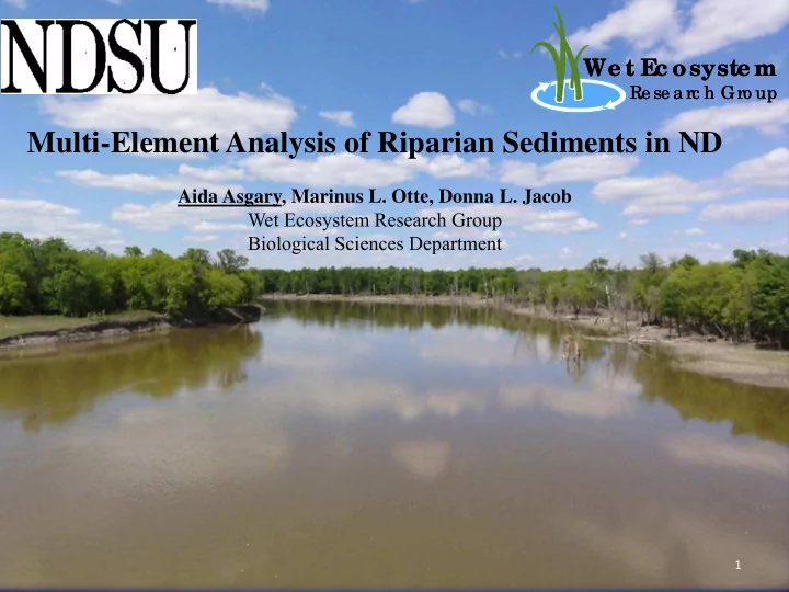 1 introduction sediments are chemically heterogeneous