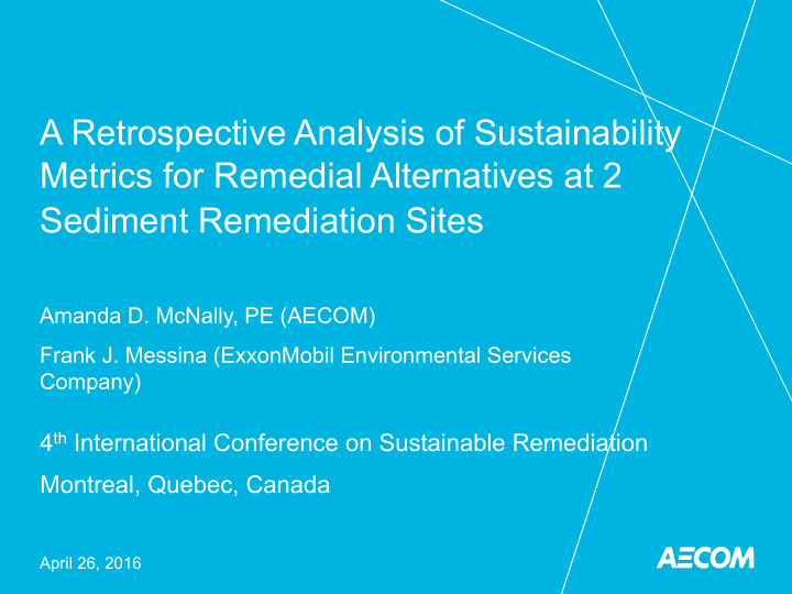 a retrospective analysis of sustainability metrics for