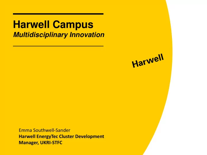 harwell campus