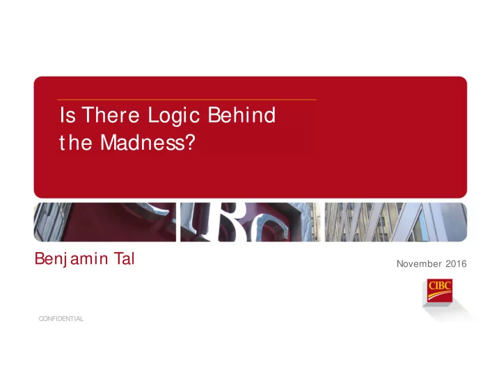 is there logic behind is there logic behind the madness