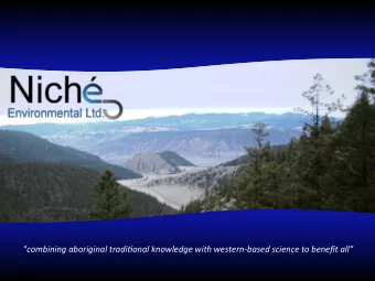 &quot;combining  aboriginal  tradi/onal  knowledge  with  western-based