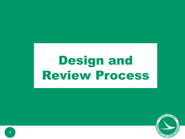 design and review process