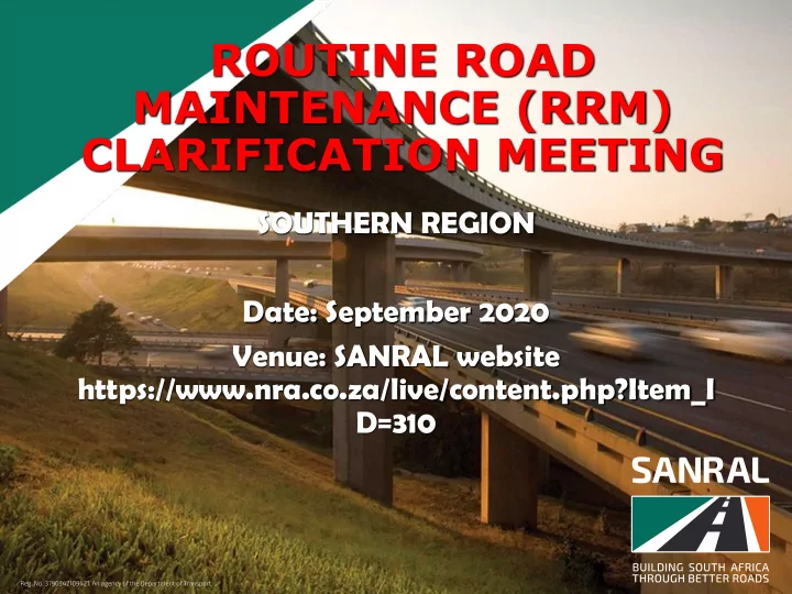 maintenance rrm