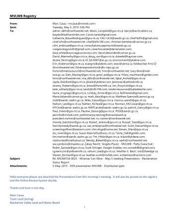 MVLWB Registry  From:  Marc Casas &lt;mcasas@mvlwb.com&gt;  Sent:  Tuesday, May 5, 2015 3:06 PM