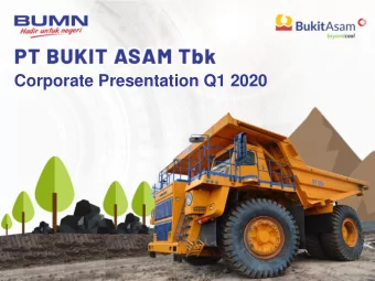 Corporate Presentation Q1 2020  Outline  1. Introduction  2. Q1 2020 Update  3. Company Overview  1