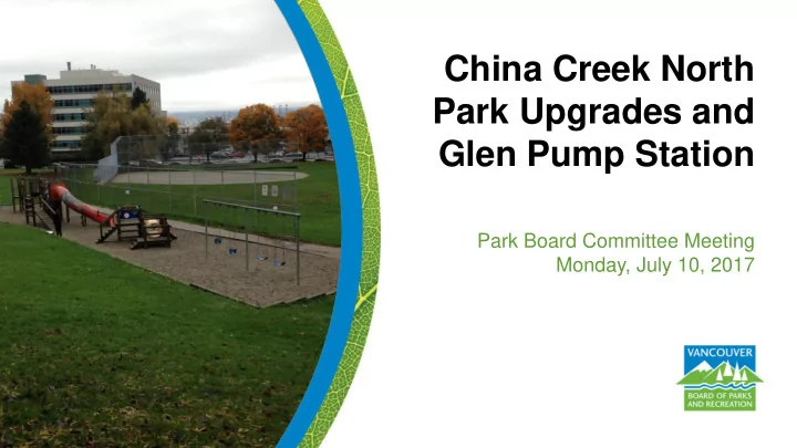 china creek north