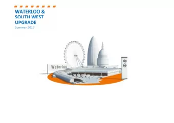 Install new track on  Fully operational, December  approach platforms 1-8  2018  Realign and