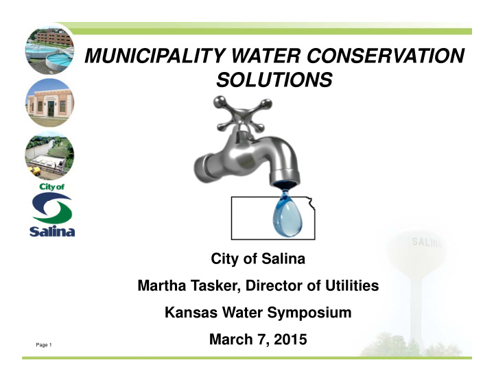 municipality water conservation solutions