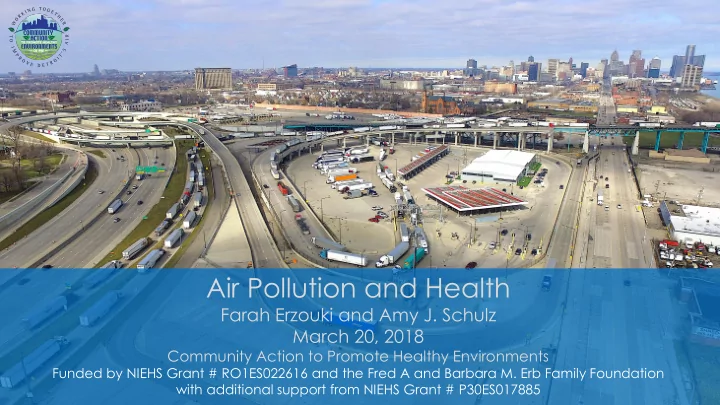 air pollution and health