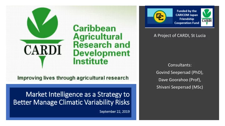market in intelli ligence as a strategy to