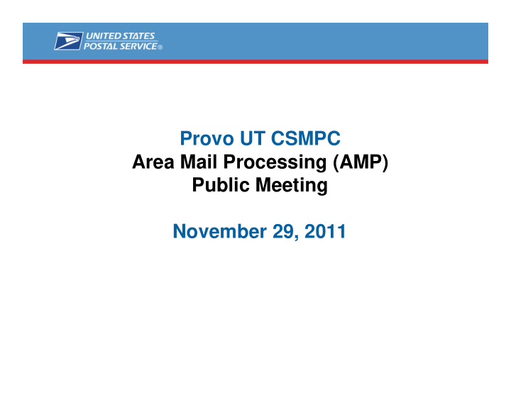 provo ut csmpc area mail processing amp public meeting