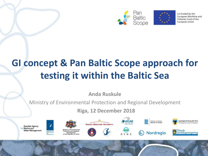 gi concept pan baltic scope approach for testing it