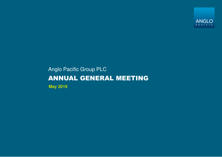 annual general meeting