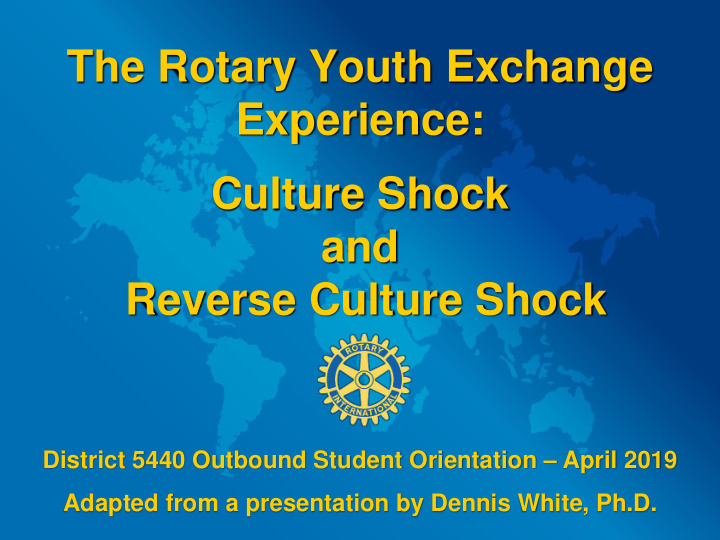 the rotary youth exchange