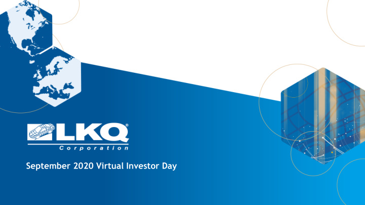 september 2020 virtual investor day forward looking