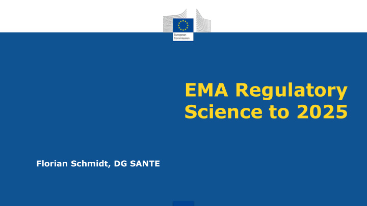 ema regulatory science to 2025