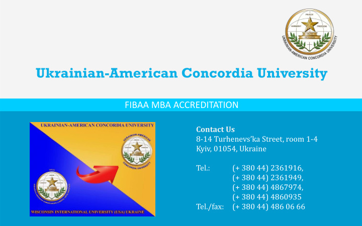 ukrainian american concordia university