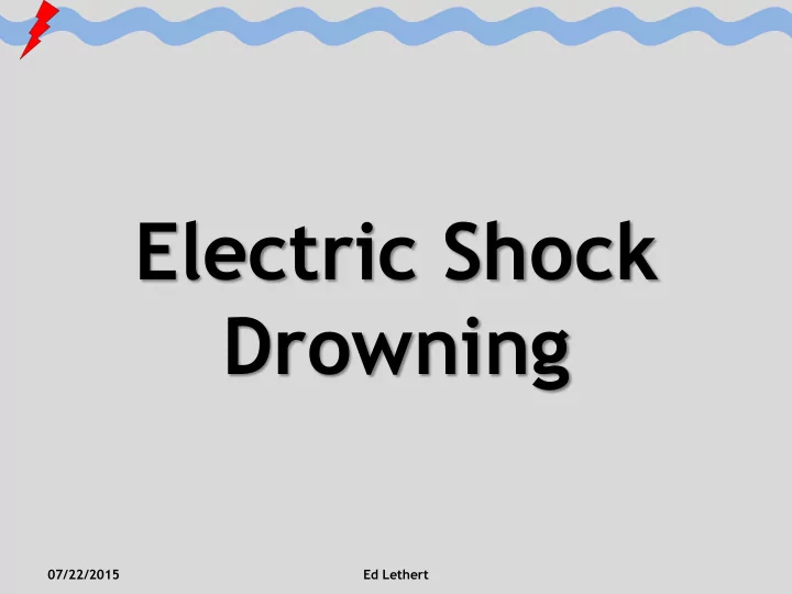 electric shock