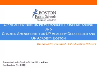 AND C HARTER RTER A MENDM ENTS FOR UP A P A CADE MY D ORCHEST ER AND  DMENTS  DEMY  HESTER  UP A P