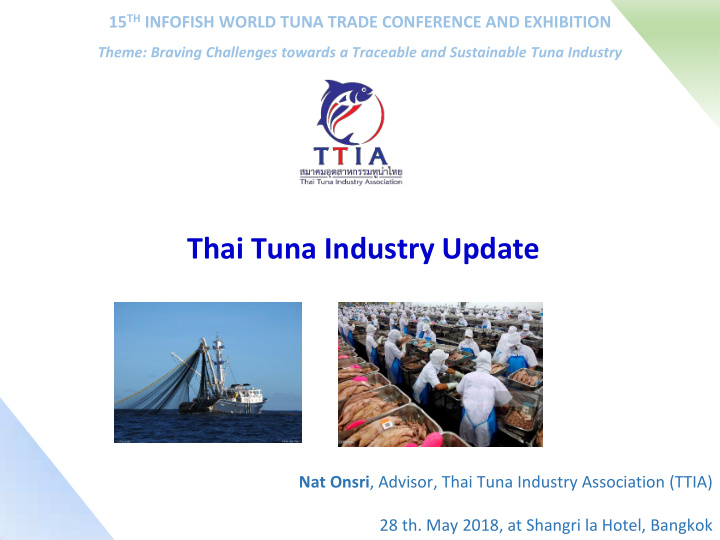 thai tuna industry update